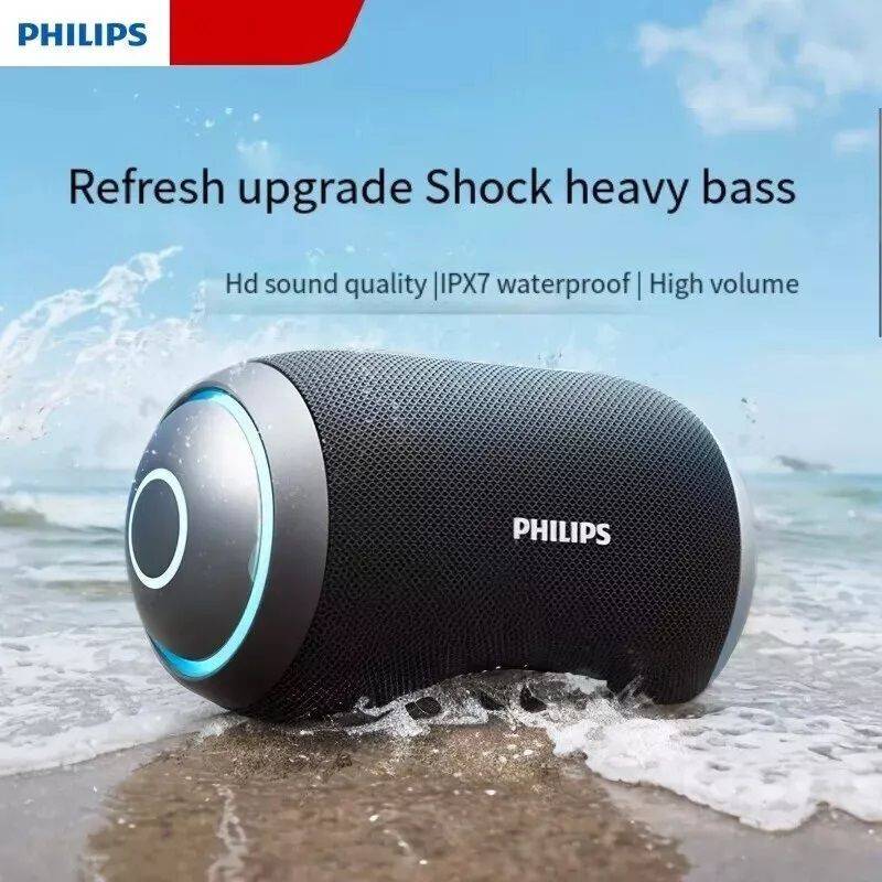 Philips TAS3209 Portable Wireless IPX7 Waterproof Bluetooth Speaker - Image 2